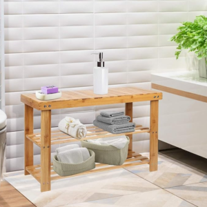 Home Decor Multifunctional Wooden Table - Side Table, Bathroom Storage, Outdoor Garden Table - Stylish & Practical Home Furniture